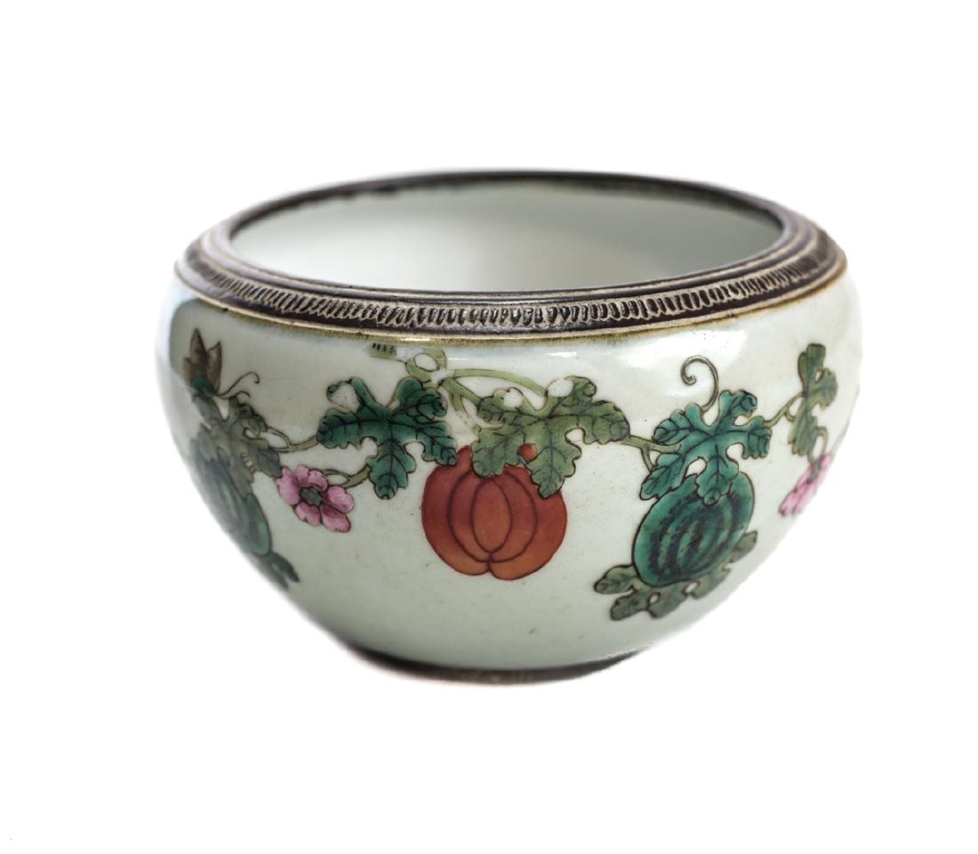 Chinese Ceramic Planter Pot or Bowl (1 of 3)