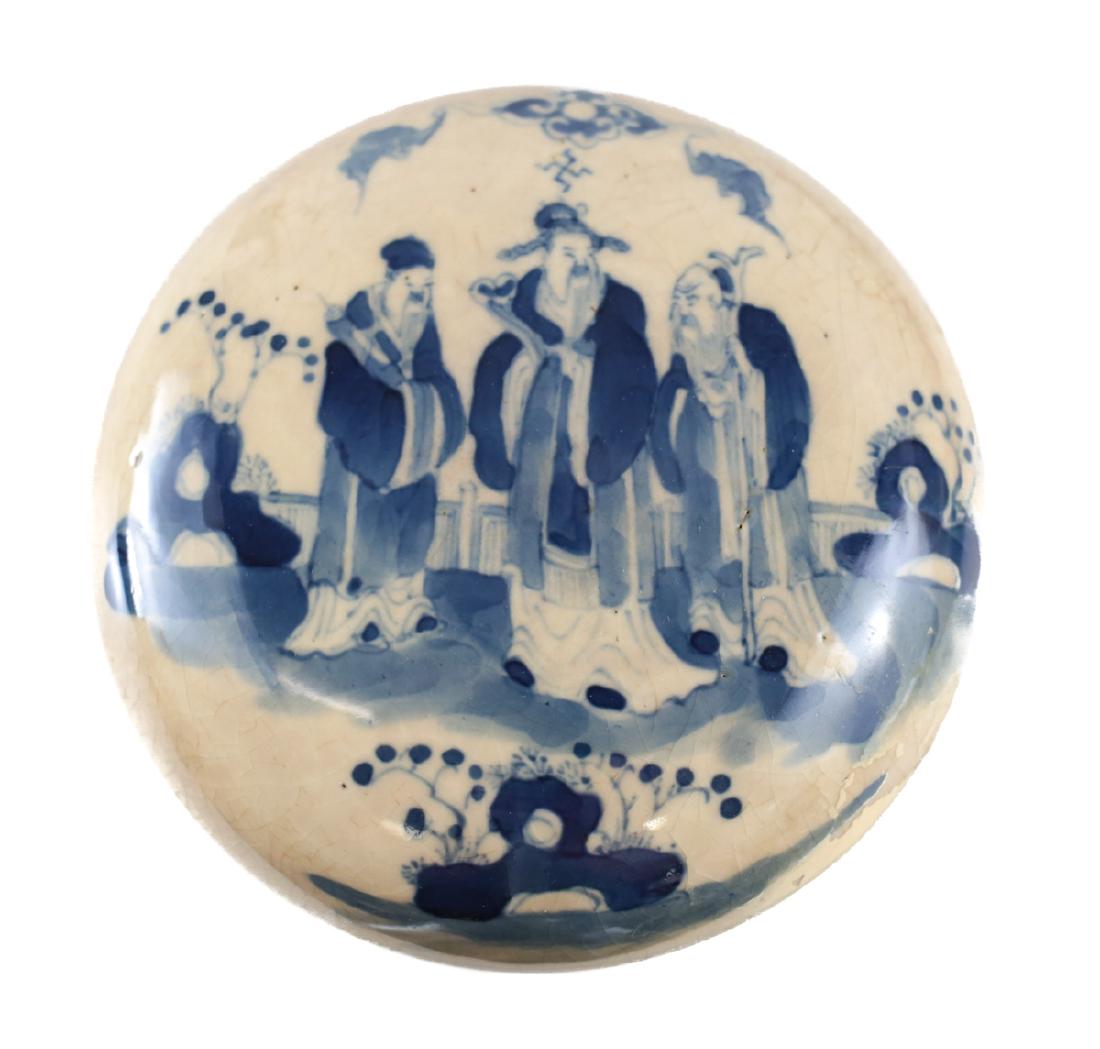 Chinese Porcelain Seal Paste Box (1 of 4)