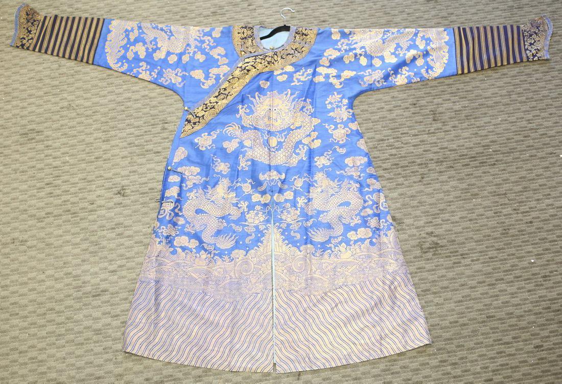 19th Century Chinese Embrodered Silk Robe (1 of 6)
