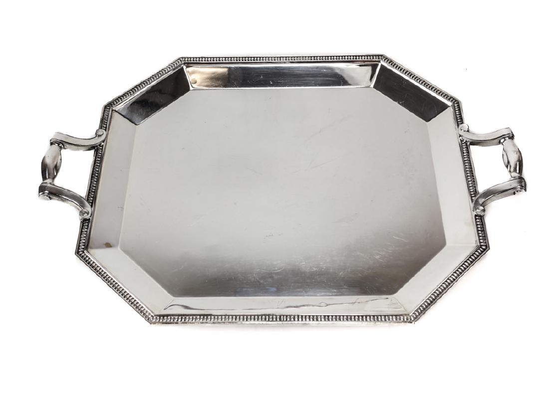 Large Christofle French Silver Plate tea Tray (1 of 4)