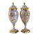 Pair Sevres Porcelain & bronze covered urns - 2