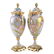Pair Sevres Porcelain & bronze covered urns - 3