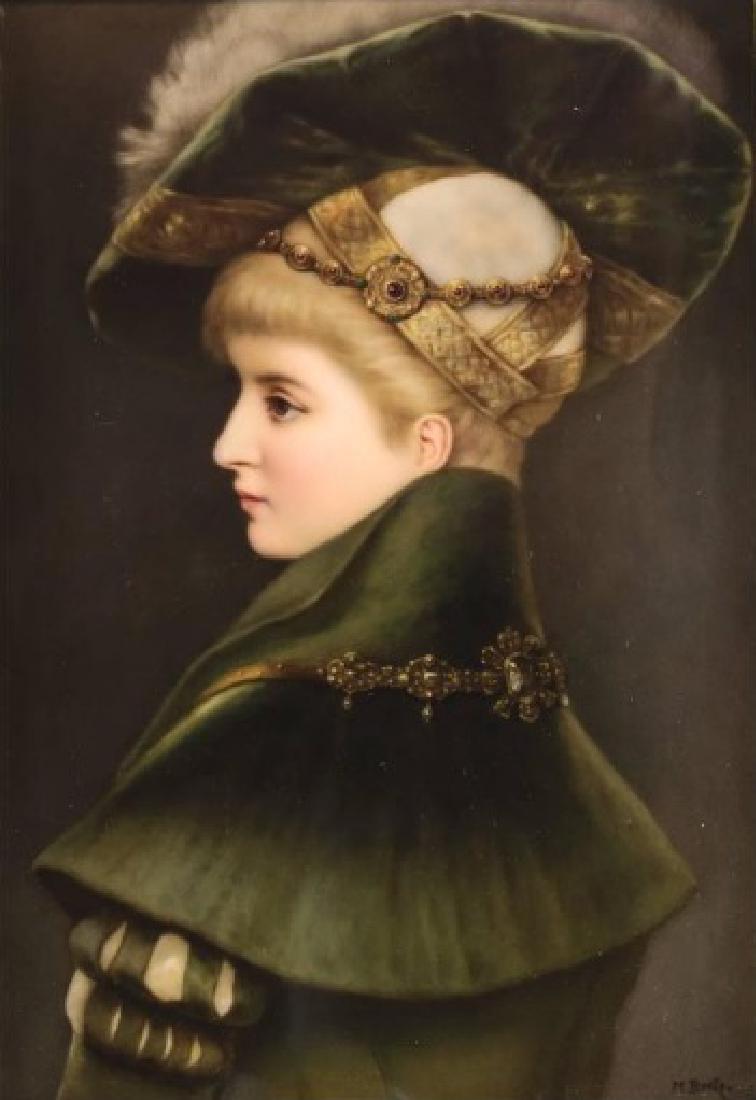 Fine KPM Porcleain Plaque of a Young Beauty by M Beetz (1 of 5)