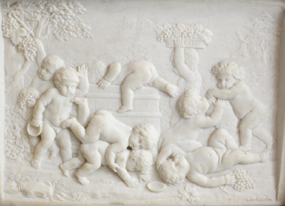 Classical Relief Plaque Depicting Cherubs (1 of 3)