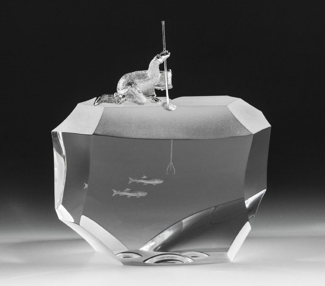 Steuben Crystal Arctic Fisherman (1 of 5)