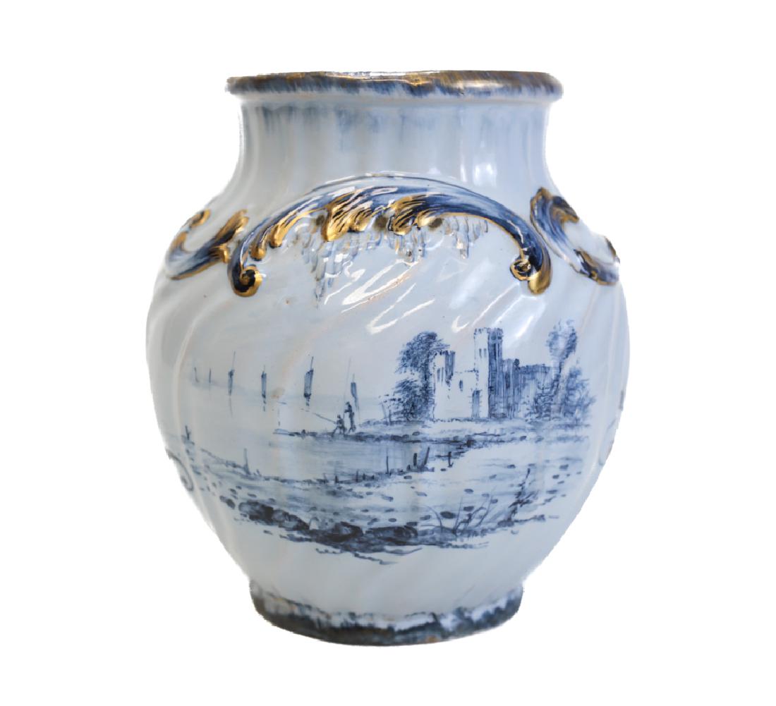 French Emile Galle Faience Vase (1 of 6)