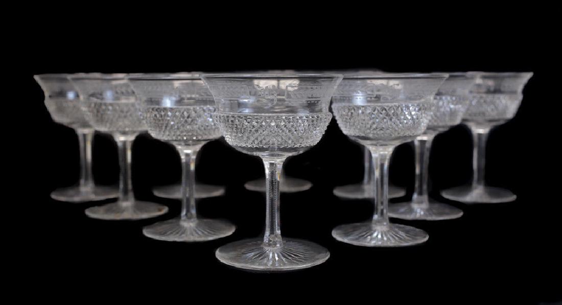 Edinburgh Cut Crystal Champagne Saucers (1 of 3)