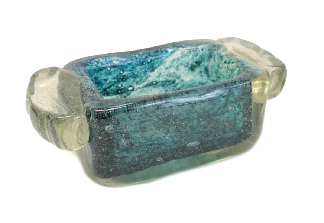 Schneider Dual Handled Glass Bowl or Planter (1 of 4)