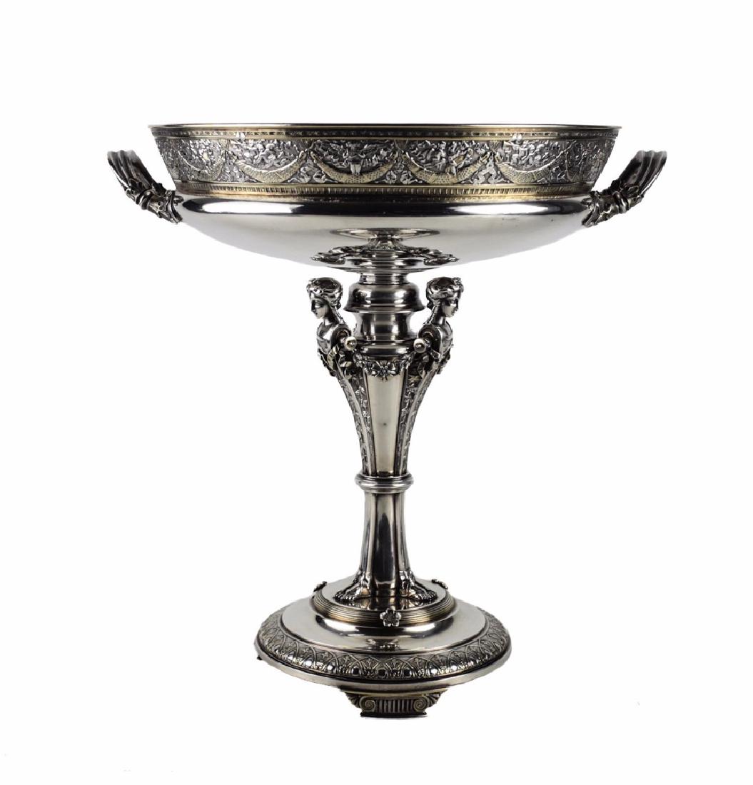 Gorham Gilt Sterling Silver Centerpiece Tazza (1 of 6)