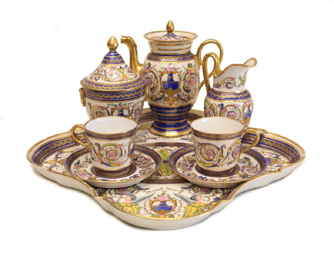 Sevres Porcelain Tete-a-tete Tea Service (1 of 8)