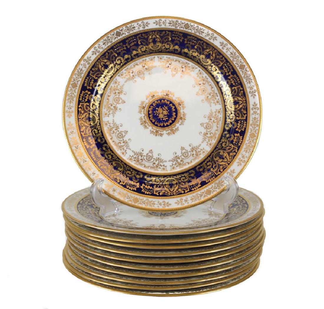 Cauldon England Porcelain Dinner Plates