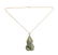 14k Gold Chinese Nei Hua Pendant Necklace - 2