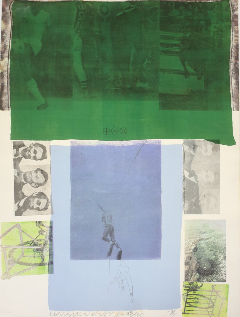 Rauschenberg, Robert (American 1925-2008) Lithograph (1 of 4)