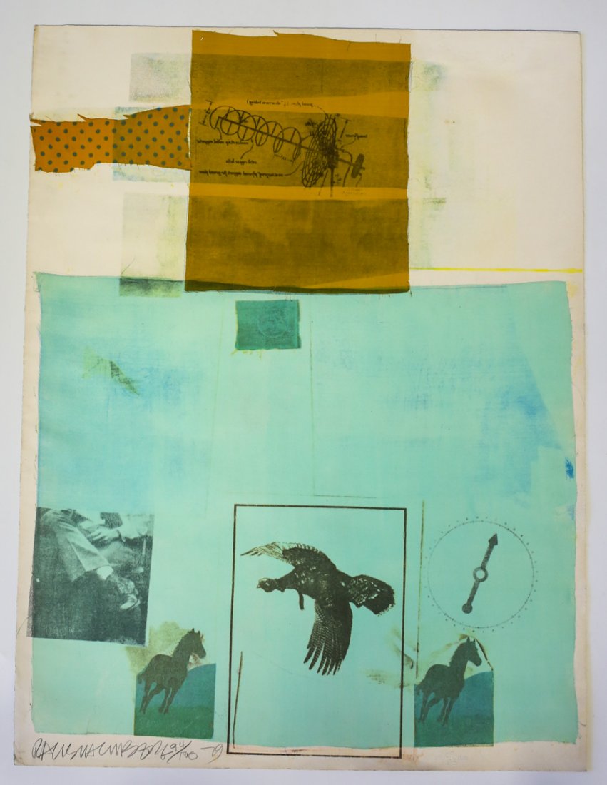 Rauschenberg, Robert American 1925-2008 Mixed Media #94 (1 of 4)