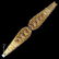 Vintage 18k Art Deco Yellow Gold Ruby Diamond Bracelet - 10