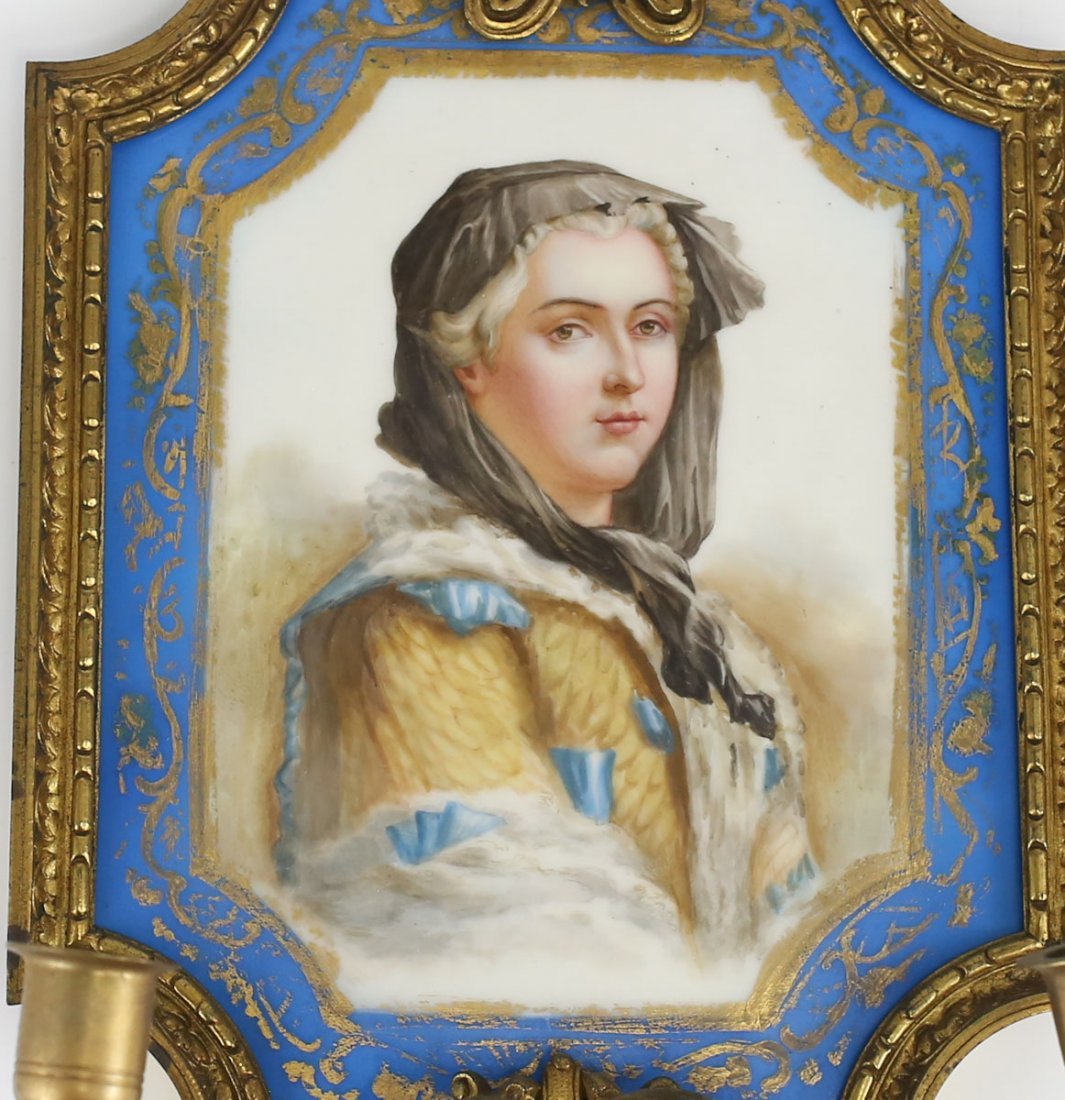 Sevres Style bronze and Porcelain Wall Mounting (1 of 5)