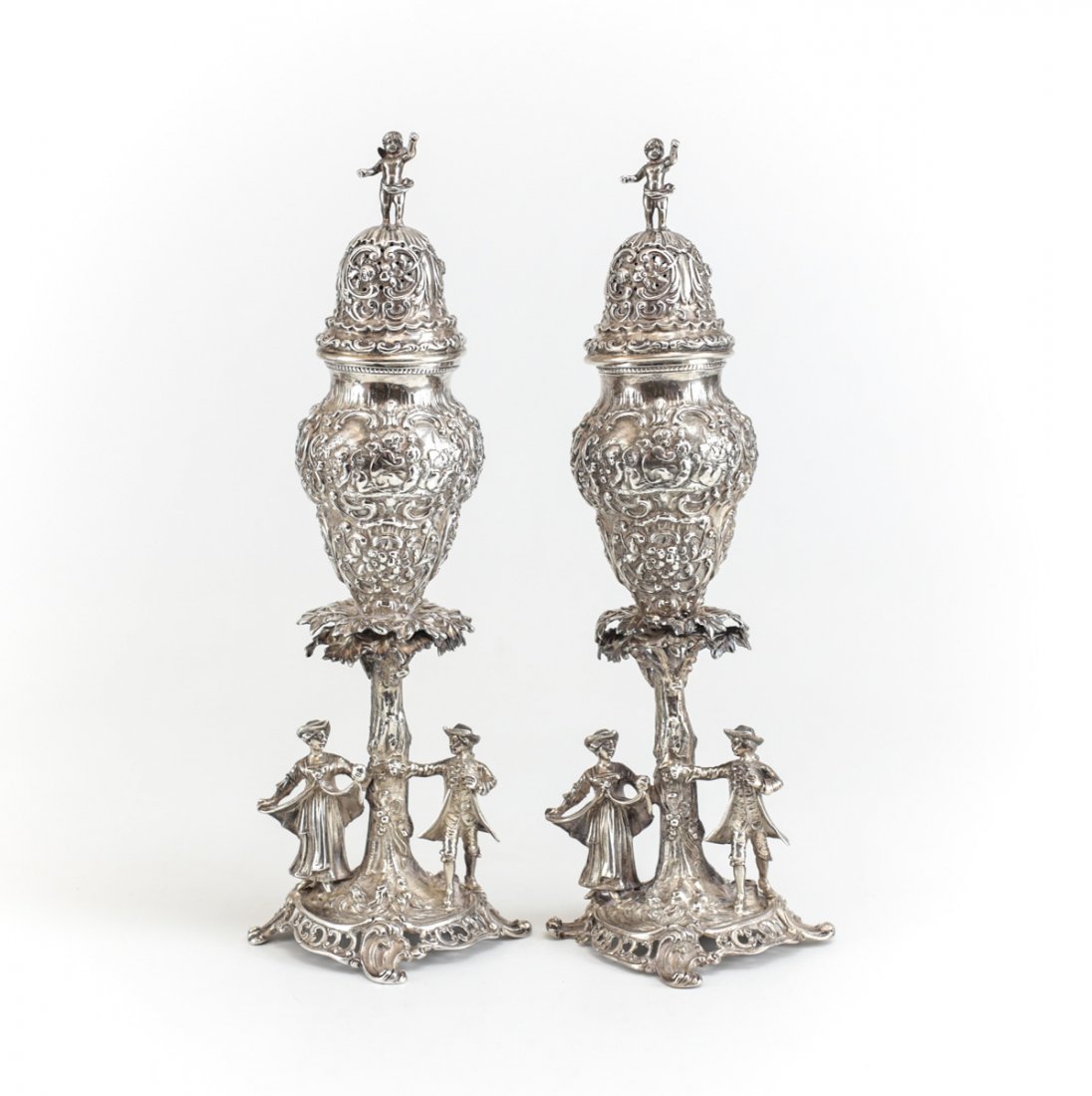 Pair JD Schleissner & Sohne Silver Salt & Pepper (1 of 3)
