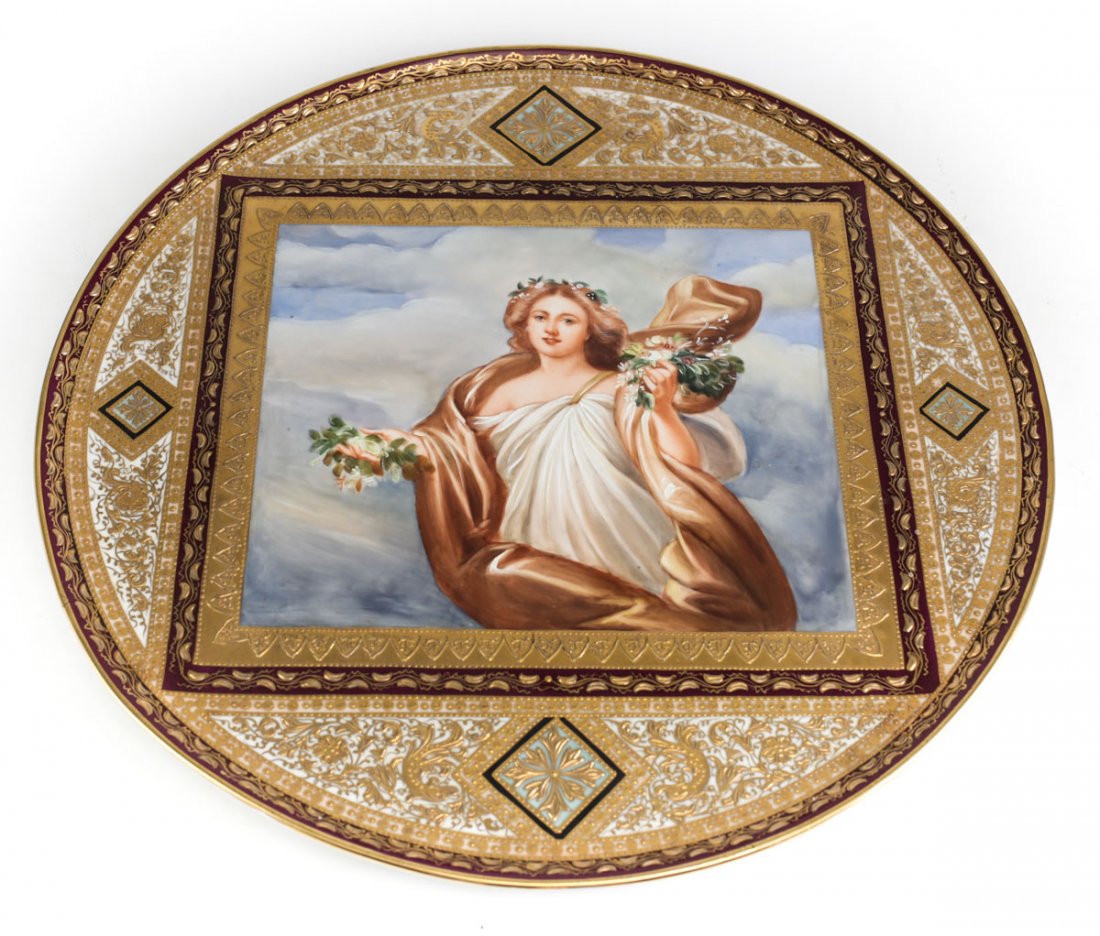 Large Royal Vienna Porcelain Charger Plate (1 of 1)