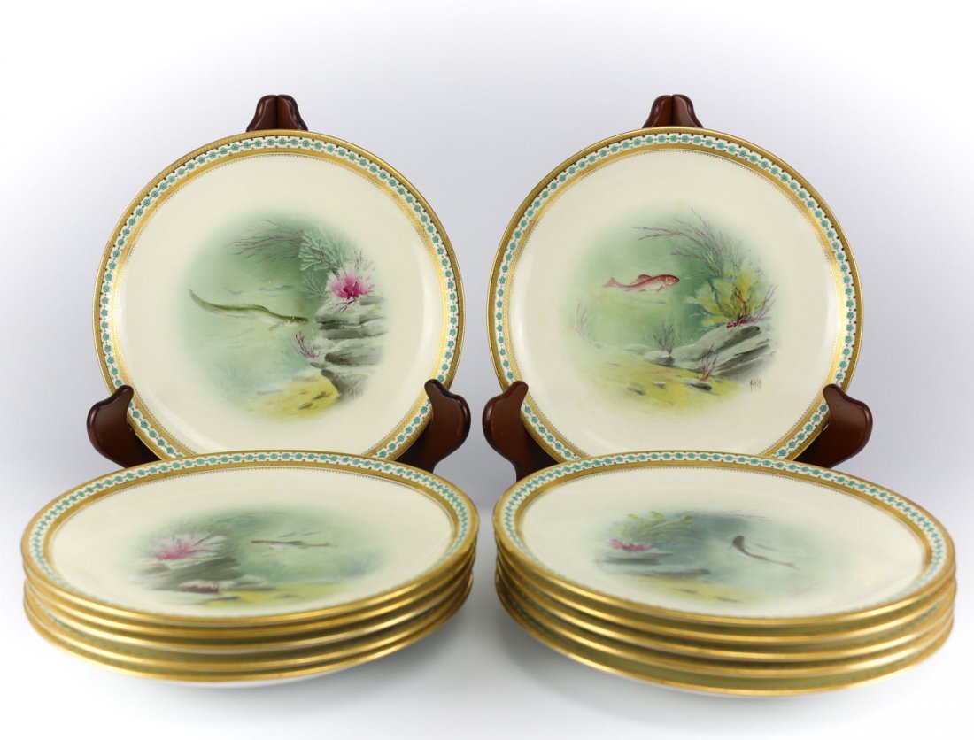 Minton Porcelain Hand Painted Game Plates (1 of 3)