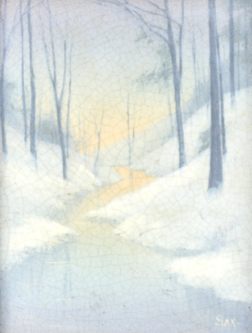 Rookwood Pottery Plaque by Sara Sax (1 of 5)