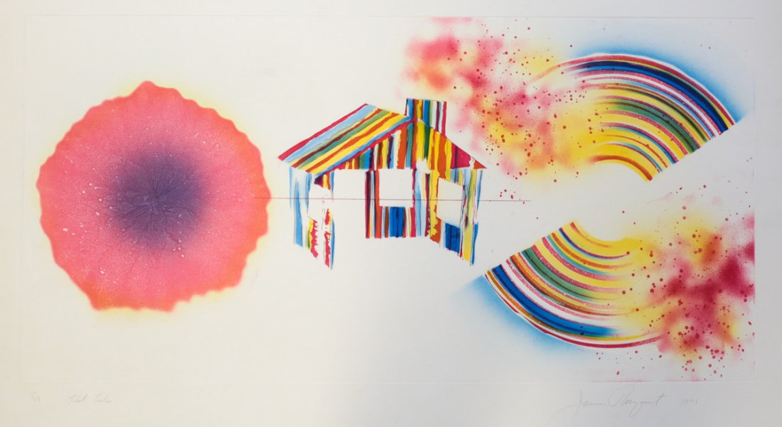 James Rosenquist Etching, Hot Lake, 1st State (1 of 3)