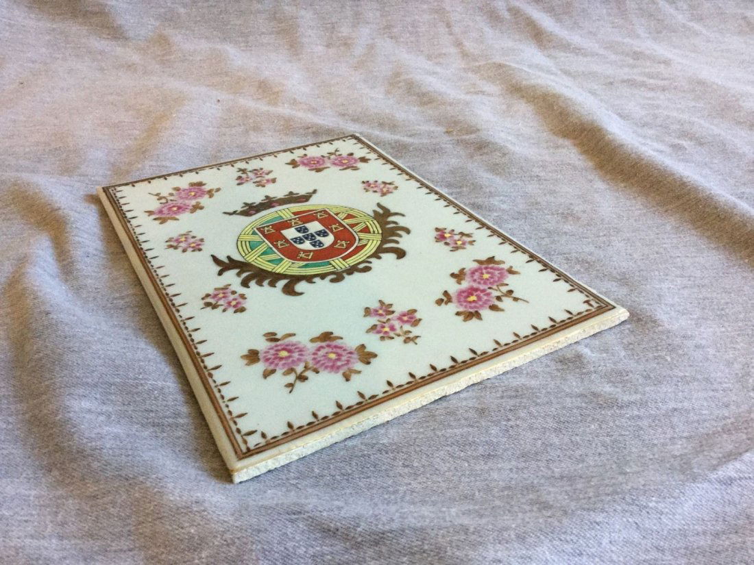 A Chinese Export Porcelain Plaque (1 of 2)