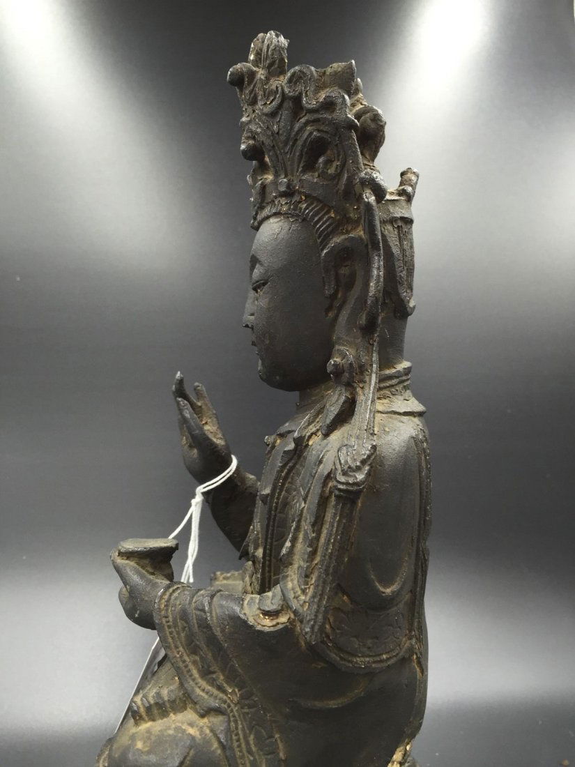 Chinese Bronze Statue Of Buddha Ming Dynasty (1 of 10)