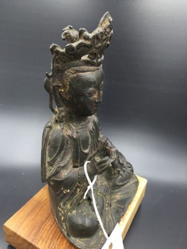 Chinese Bronze Statue Of Buddha Ming Dynasty (1 of 10)