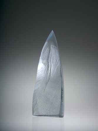 Peter Bremers: Peter Bremers, Icebergs & Paraphernalia , 24h x 9.5w x 5d, Cast glass *Photo by PAul Niessen, 2007