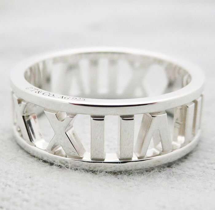 Tiffany & Co Atlas(R) open wide Sterling Silver Ring (1 of 3)