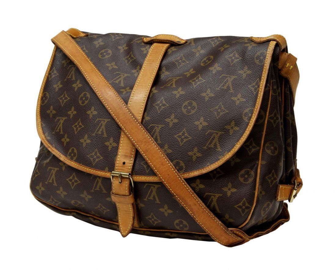 LOUIS VUITTON SAUMUR MONOGRAM MESSENGER BAG (1 of 5)