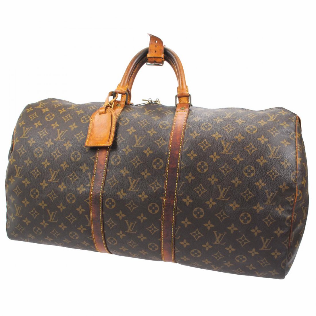 AUTHENTIC LOUIS VUITTON KEEPALL 55 HAND TRAVEL BAG MONO (1 of 10)
