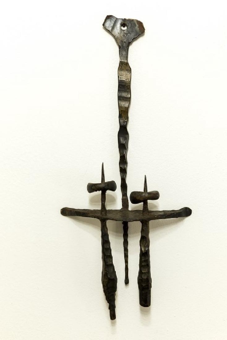 Palombo Brutalist Iron Candle Holder (1 of 1)