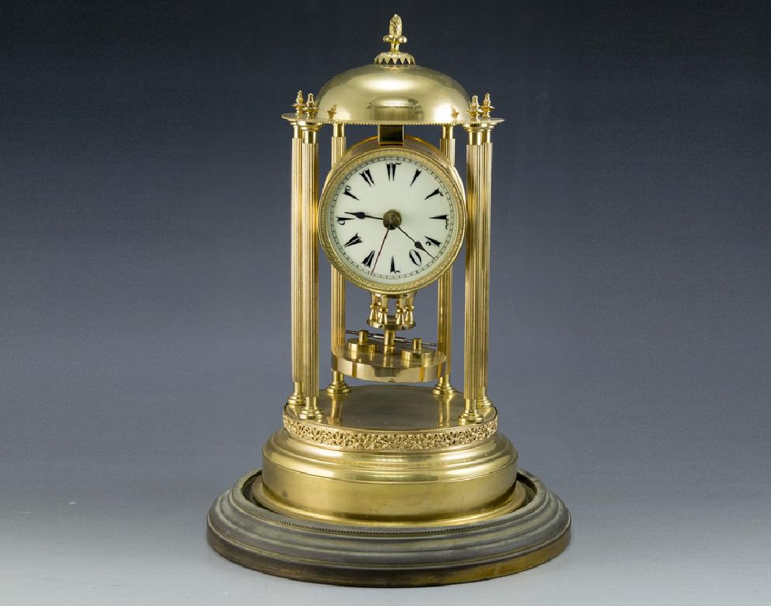 1950s Brass Shelf Clock - 2