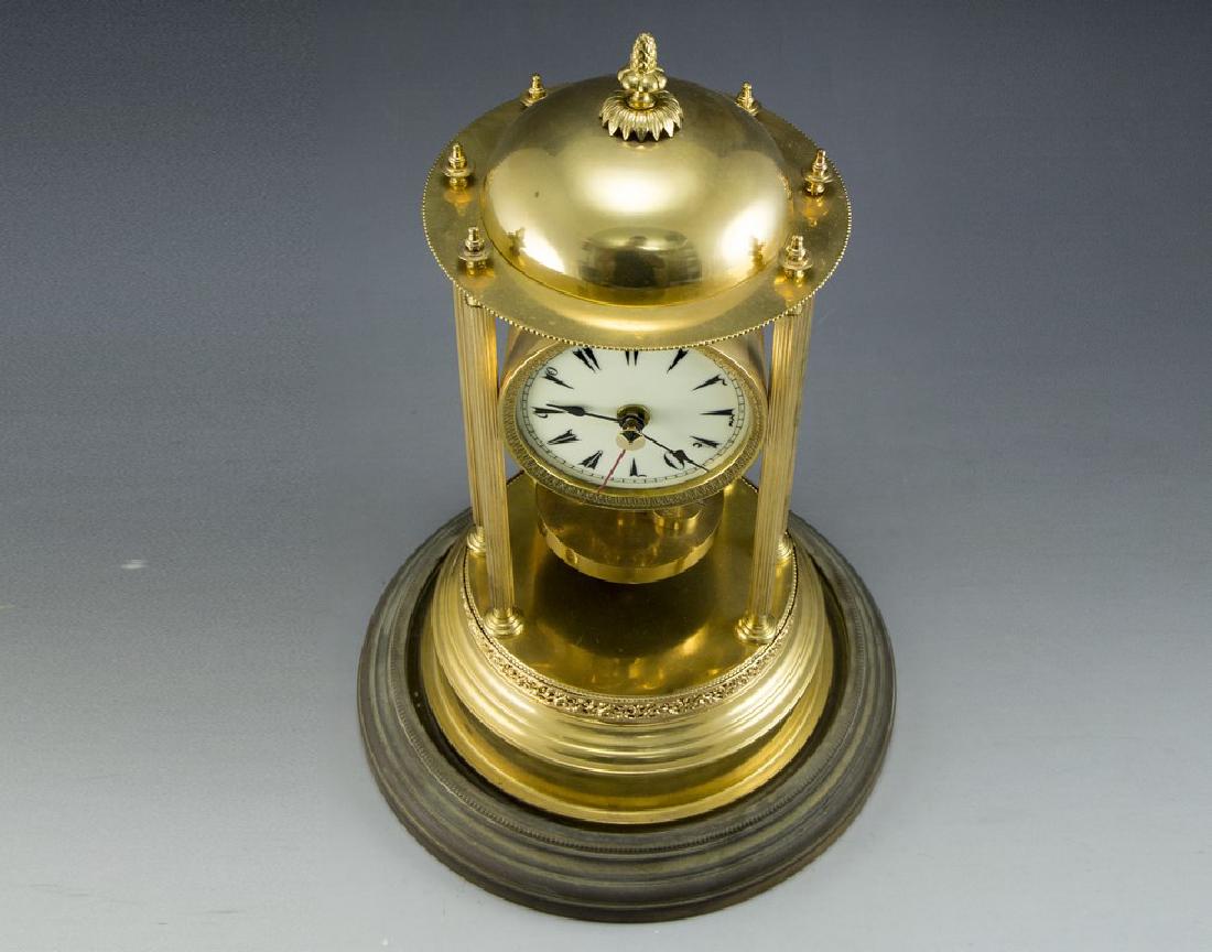 1950s Brass Shelf Clock - 4