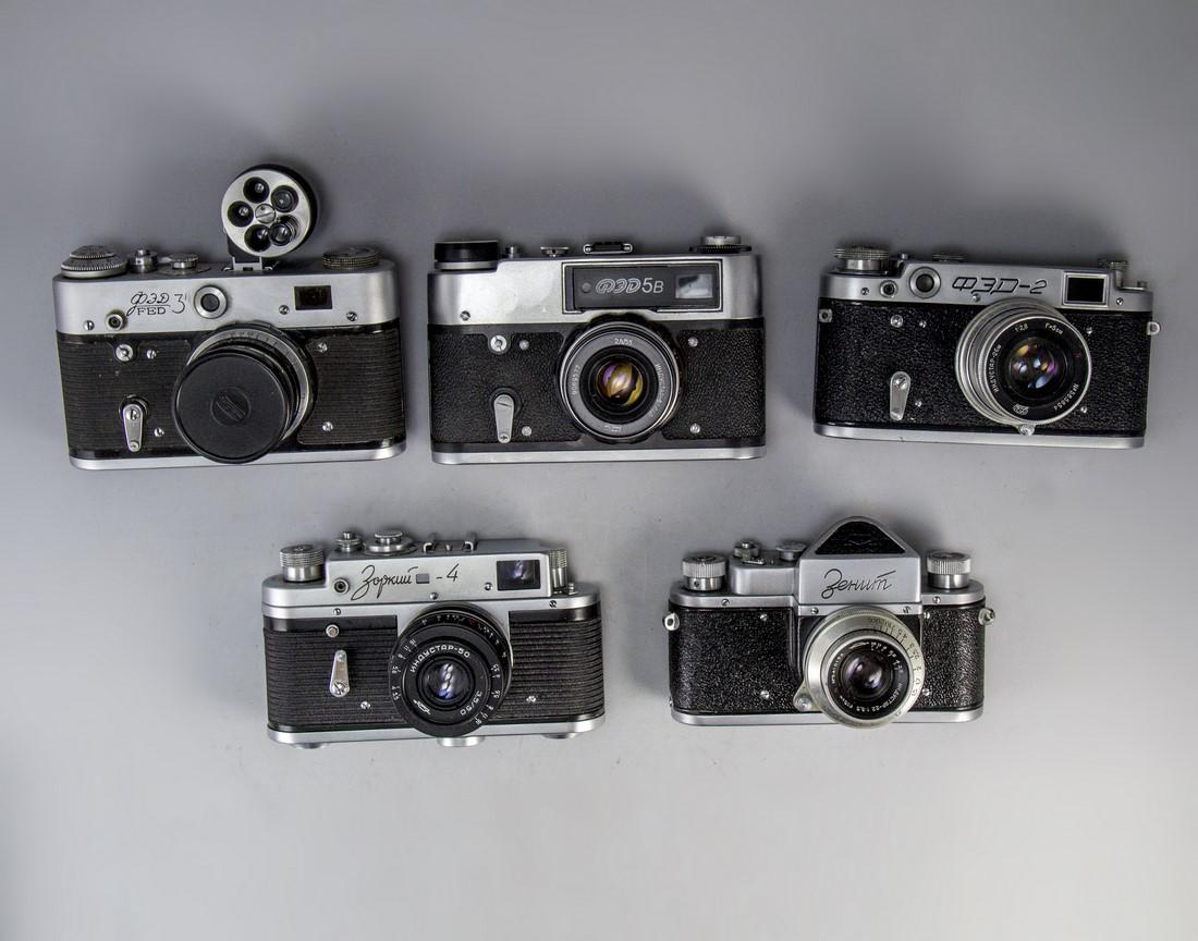 Lot of Russian Cameras (1 of 9)