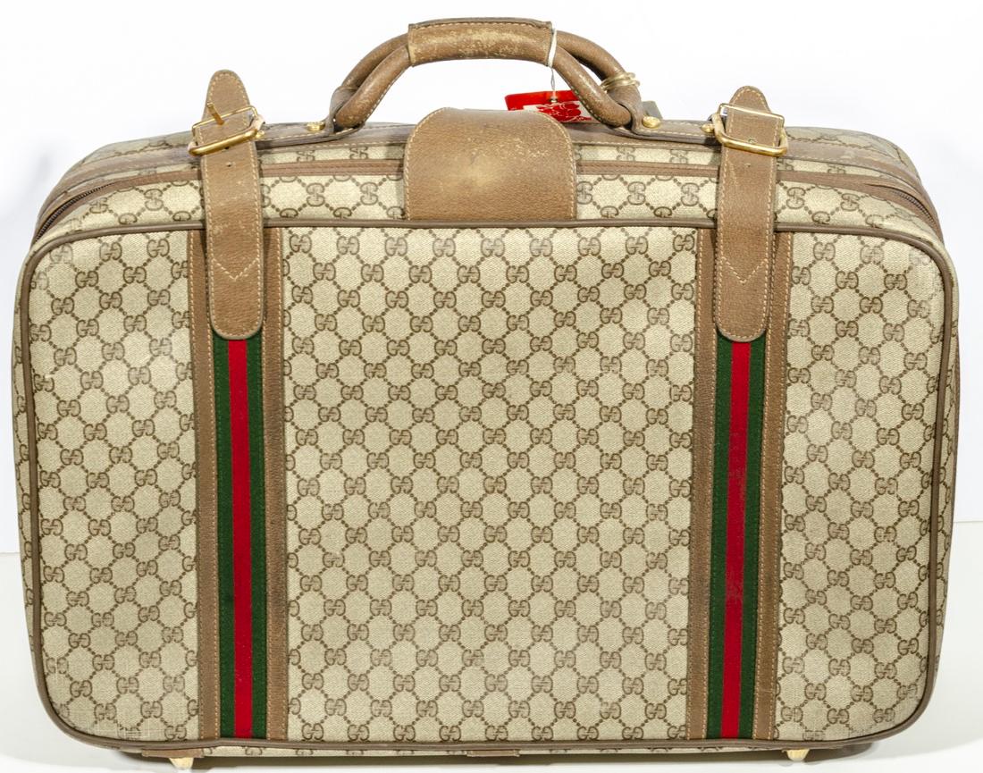 vintage gucci luggage set 5 piece