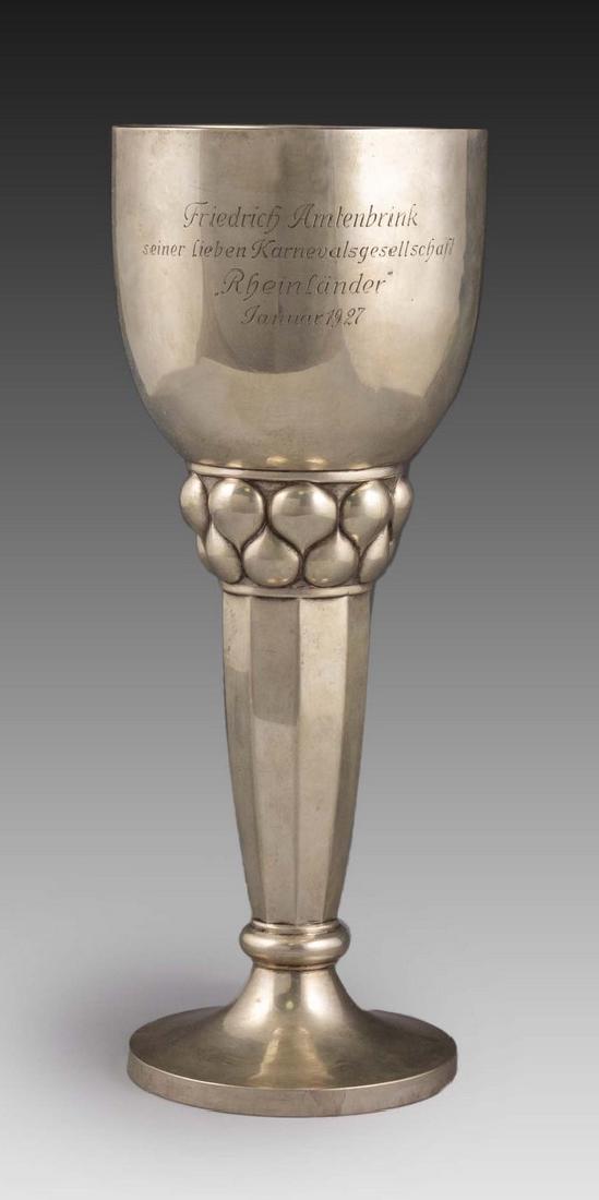 Large German Silver Goblet, Posen (1 of 7)