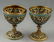 Enameled Silver Bridal Cup Set - 6