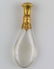 French Perfume Bottle with Gold Lid - 2