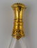 French Perfume Bottle with Gold Lid - 3
