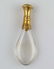 French Perfume Bottle with Gold Lid - 6