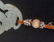 Chinese White Jade Amulet Pendant - 8