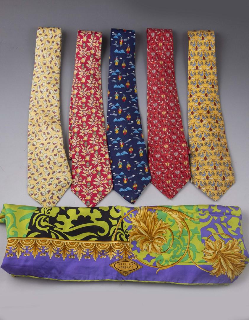Vintage Hermes Silk Tie Lot (1 of 2)