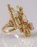 Brutalist Gold and Opal Ring - 4