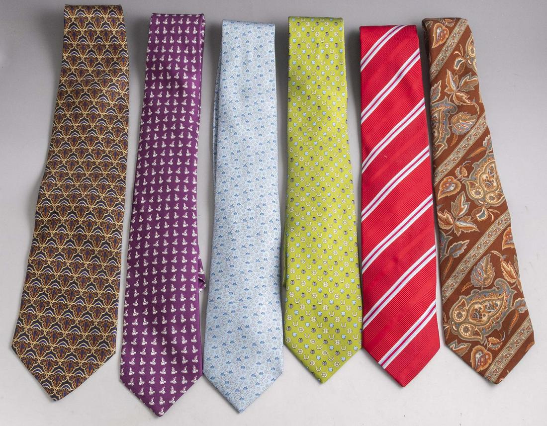 Vintage Hermes Silk Ties (1 of 3)