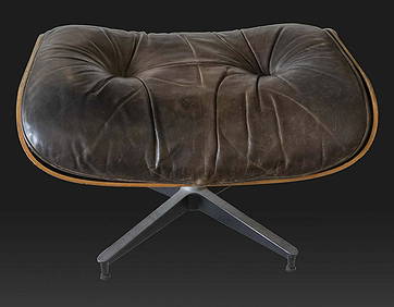 Signed Herman Miller Eames Chair Ottoman (1 of 6)