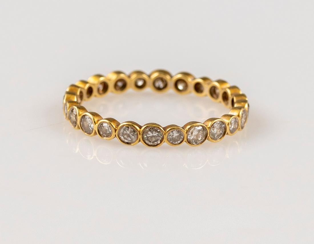Eternity Gold & Diamonds Ring (1 of 3)
