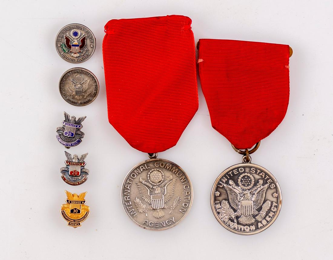 United States Diplomatic Agencies Medals & Pins (1 of 3)