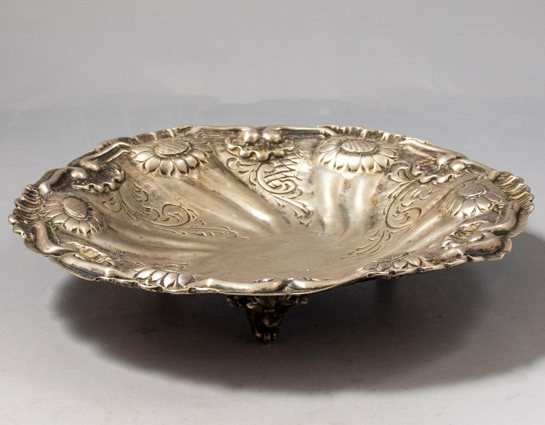 Hungarian Silver Bowl: Hungarian silver bowl, decorated with reliefs. Diameter: 23 cm. Weight: 310 grams. Hallmarked.